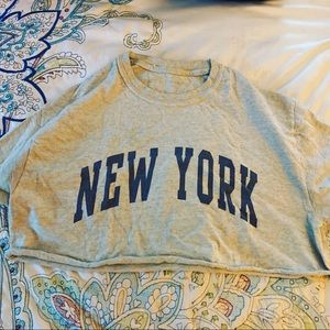 Brandy Melville cropped tshirt one size